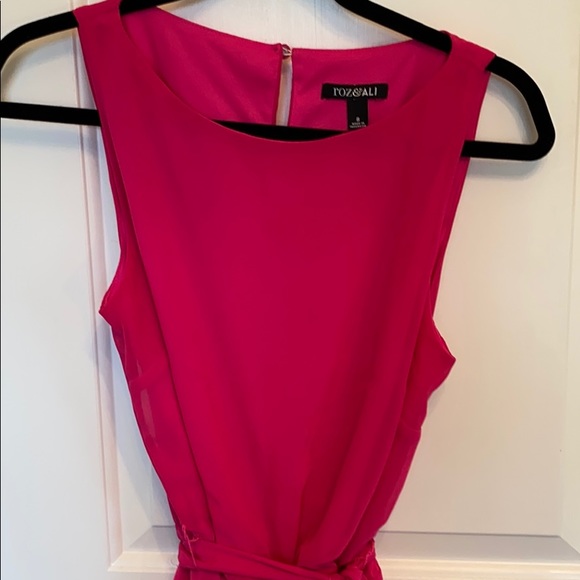 Pink roz&Ali size 8 dress - Picture 2 of 8